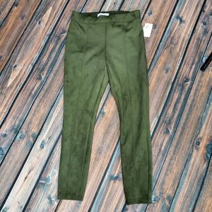 Old Navy Stevie Pant, forest green, suede-like